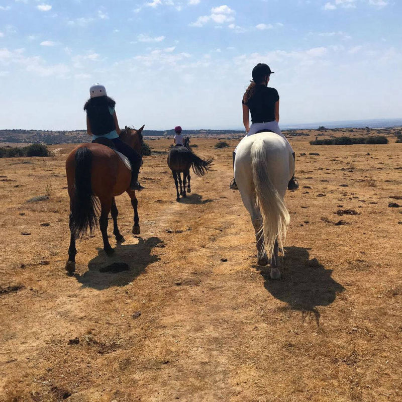 paseo a caballo por la Dehesa
