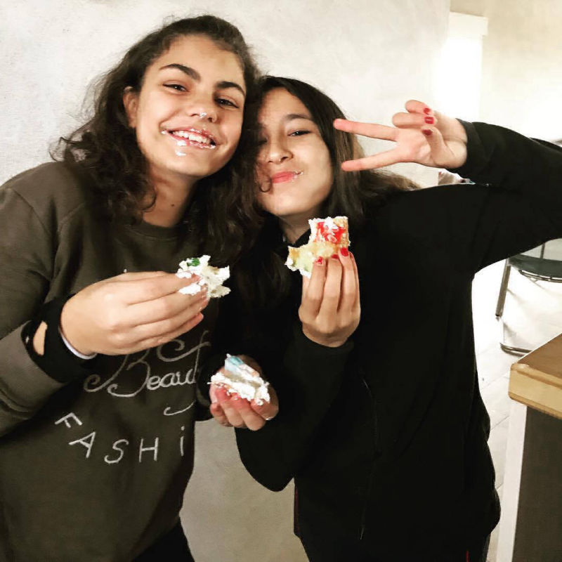 Rica tarta en la hípica