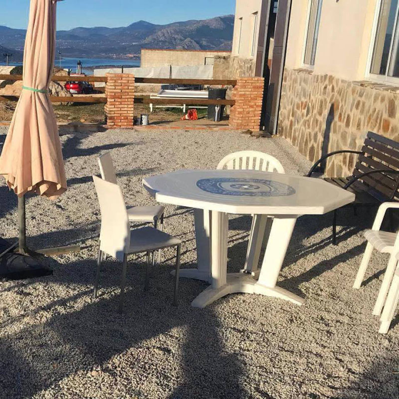 Preparando la Terraza